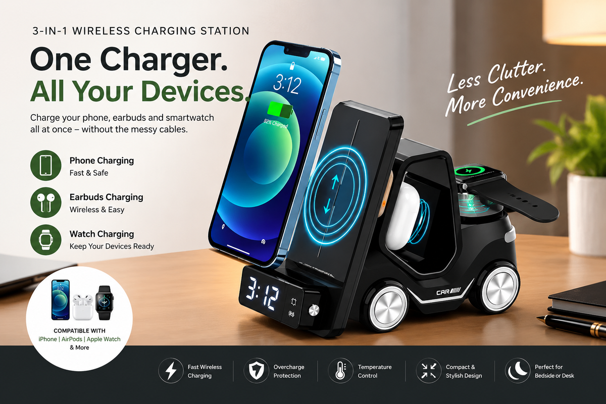 Forklift Wireless Charger Station