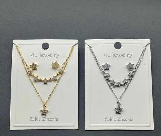Celestial Star Layered Jewelry Set