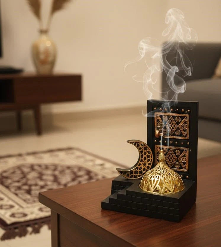 Islamic Decorative Table Piece with Crescent & Dome Design