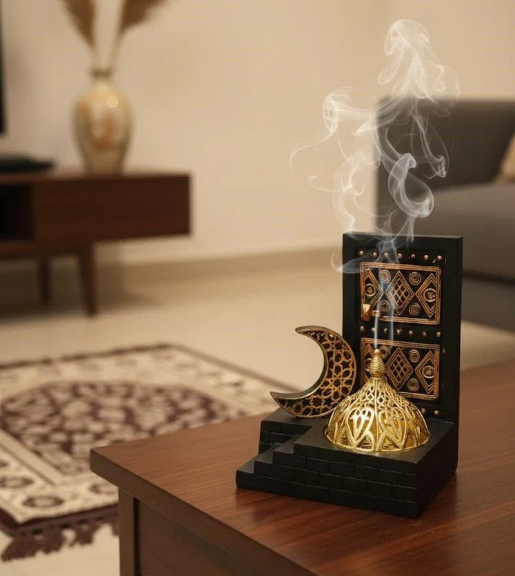Islamic Decorative Table Piece with Crescent & Dome Design
